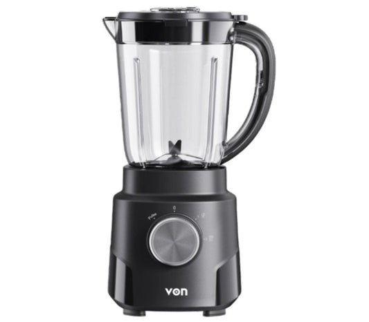 Von Blender 2 in 1 With Grinder 1.5L 500W - Black VBP501NLB