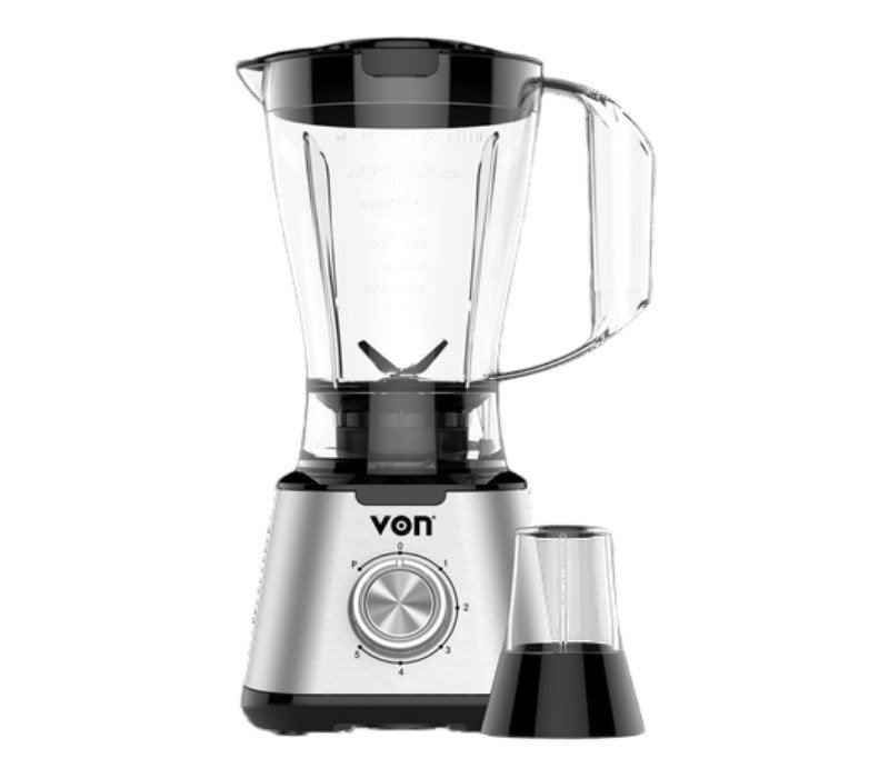 Von Blender 2 In 1 With Grinder 1.5L Jar - 600W VSBT06MNX