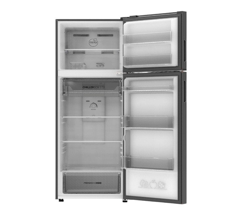 Haier Fridge 333L Top Mount Black Inverter/No Frost HRF-355BS