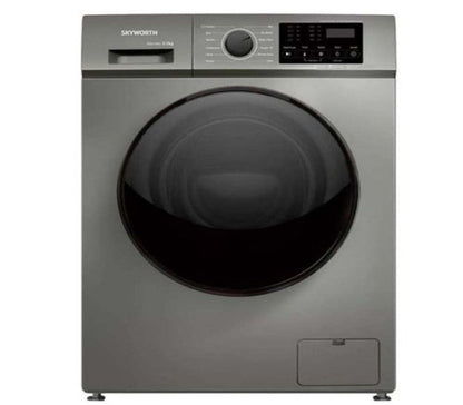 Skyworth Washing machine Front Load 8kg, Automatic Grey (1YR WRTY) F80415VB