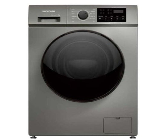 Skyworth Washing machine Front Load 8kg, Automatic Grey (1YR WRTY) F80415VB