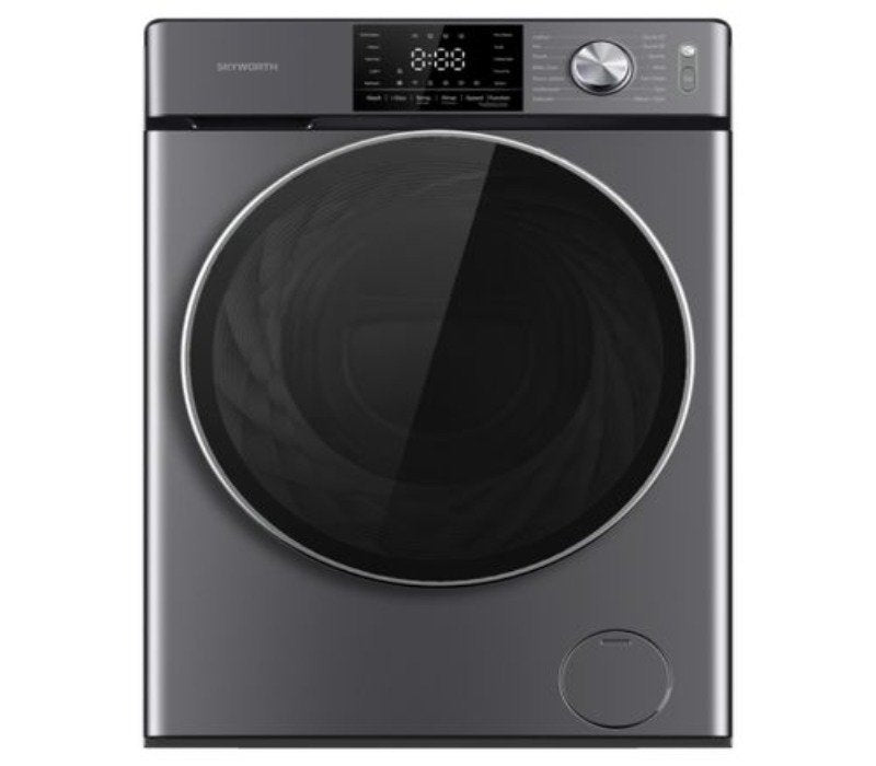 Skyworth Washing Machine Front Load 12KG Automatic Washer With 8KG Dryer Grey (1YR WRTY) F12446GDY