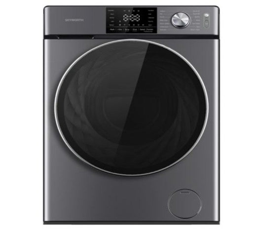 Skyworth Washing Machine Front Load 12KG Automatic Washer With 8KG Dryer Grey (1YR WRTY) F12446GDY