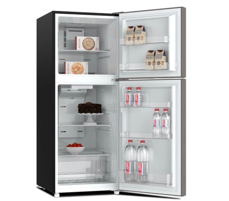 Von Fridge Non-Frost Top Mount Freezer 196L Inox VRT-196NVHX