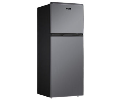 Von Fridge Double Door 138L Inox VRT-138DRHX