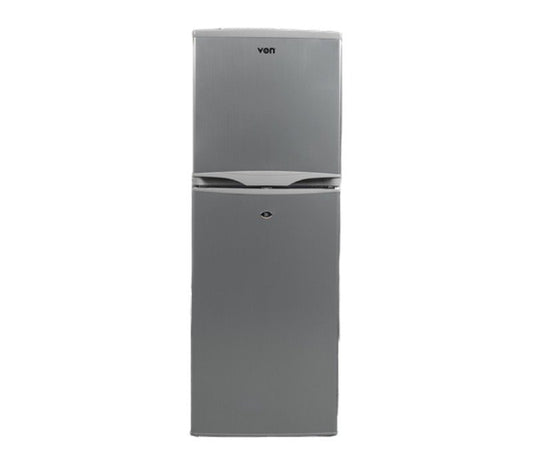 Von Fridge Double Door 134L - Silver VART-22DHS