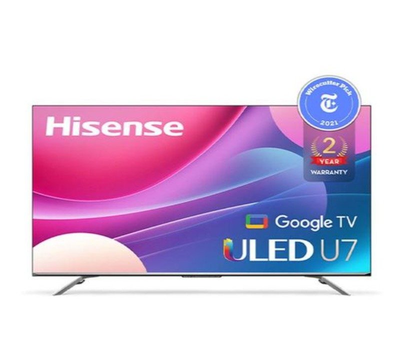 Hisense TV 55 inch Mini-LED ULED 4K Smart 144Hz Quantum Dot HDR10+ Dolby Vision IQ  55U7NKKEN