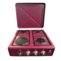 Nunix Cooker 3 Gas Burners With 1 Electric Tabletop LT05B