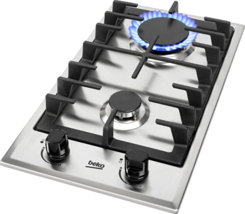 Beko Hob 30cm Domino Gas Stainless Steel BHG134