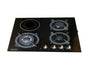 Bolesi Hob 3 gas burner 1 Vitro ceramic Built in cooker