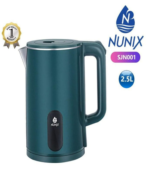 Nunix Kettle Plastic 2.5L Cordless Kettle SJN001
