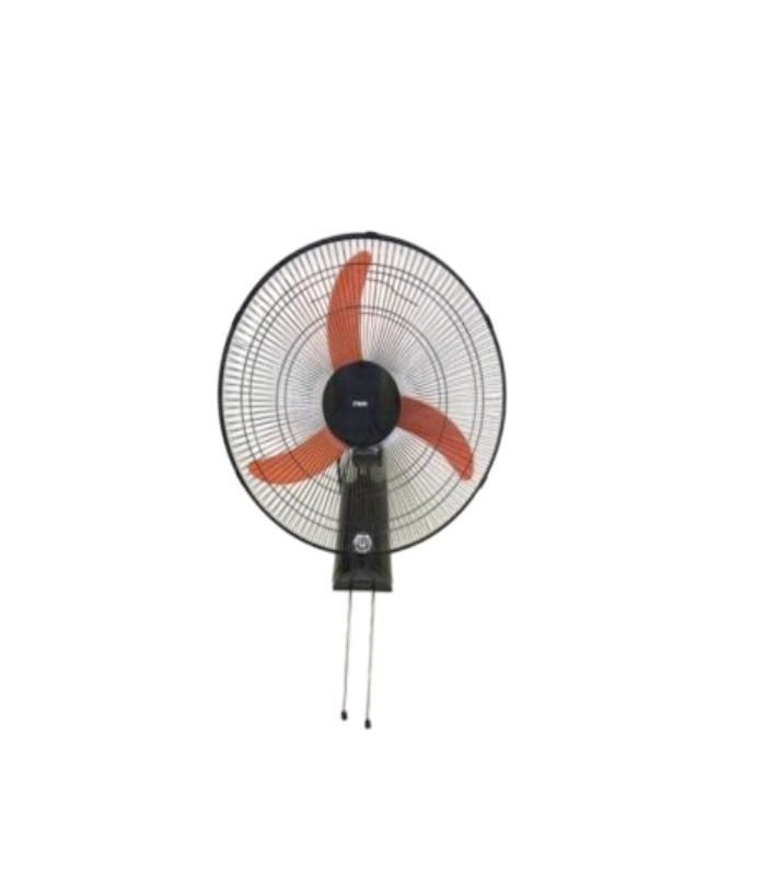 Mika Wall Fan TURBO 16 Inch 3 Speed Orange &amp; Black 3 blades
