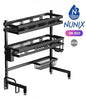Nunix Oversink DishRack Drainer 3 Tier Black, 85cm DR-85D