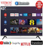 Vitron TV 43" Full HD Smart Android TV Netflix Youtube / 4388FS