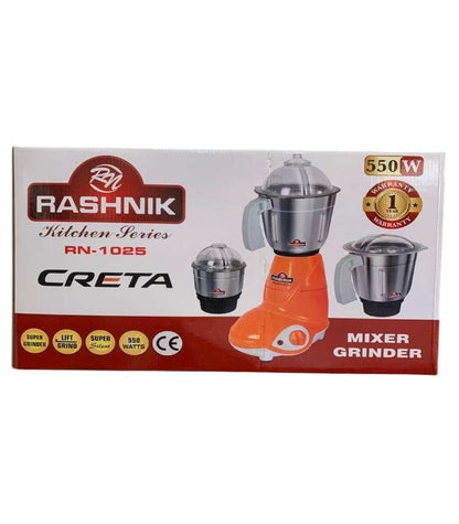Rashnik Blender, Electric Mixer And Grinder – 550 Watts RN-1025