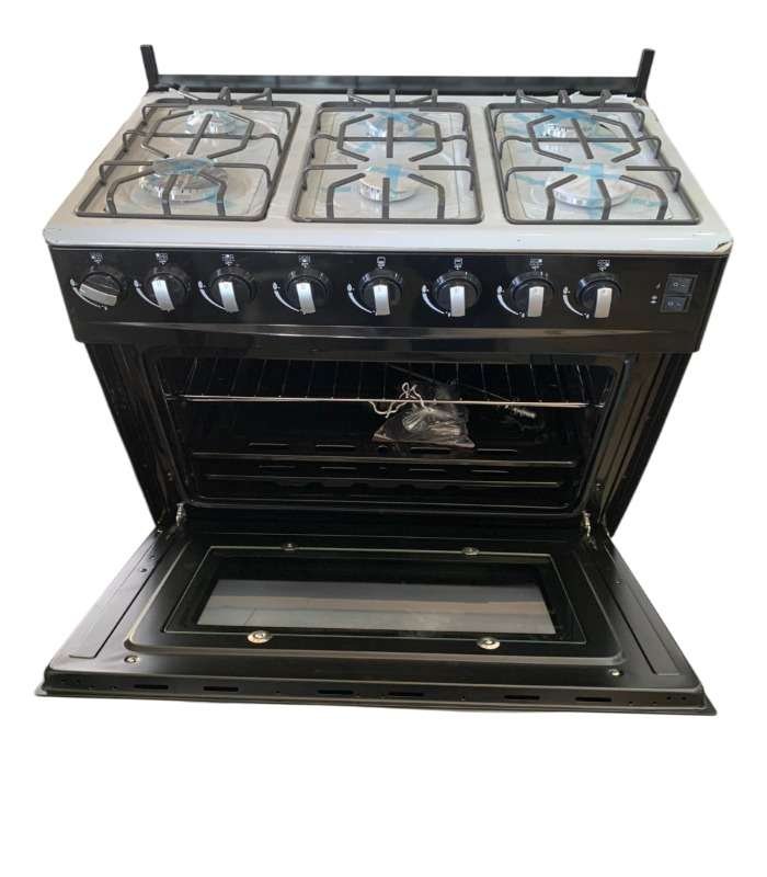 Sarahtech Cooker, 6 Gas Burner With Gas Oven 60*90, ST80FS6GG