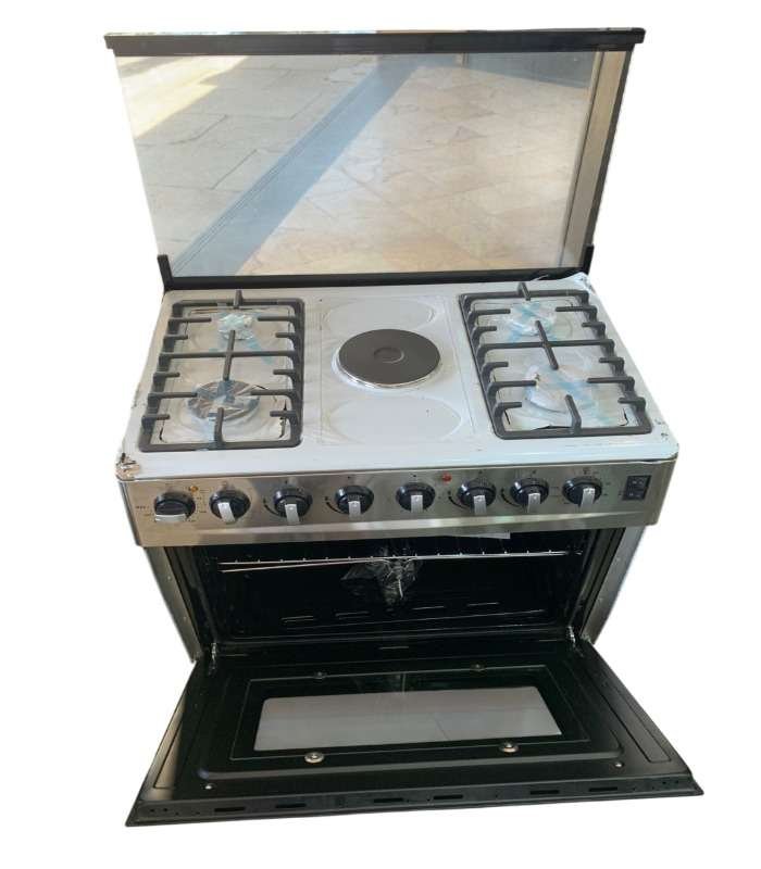 Sarahtech Cooker, 4 Gas Burner + 1 Electric plate With Electric  Oven 60*90, ST80FS4GE