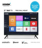 Vision Plus TV 32″ Frameless Smart Android TV VP8832SF
