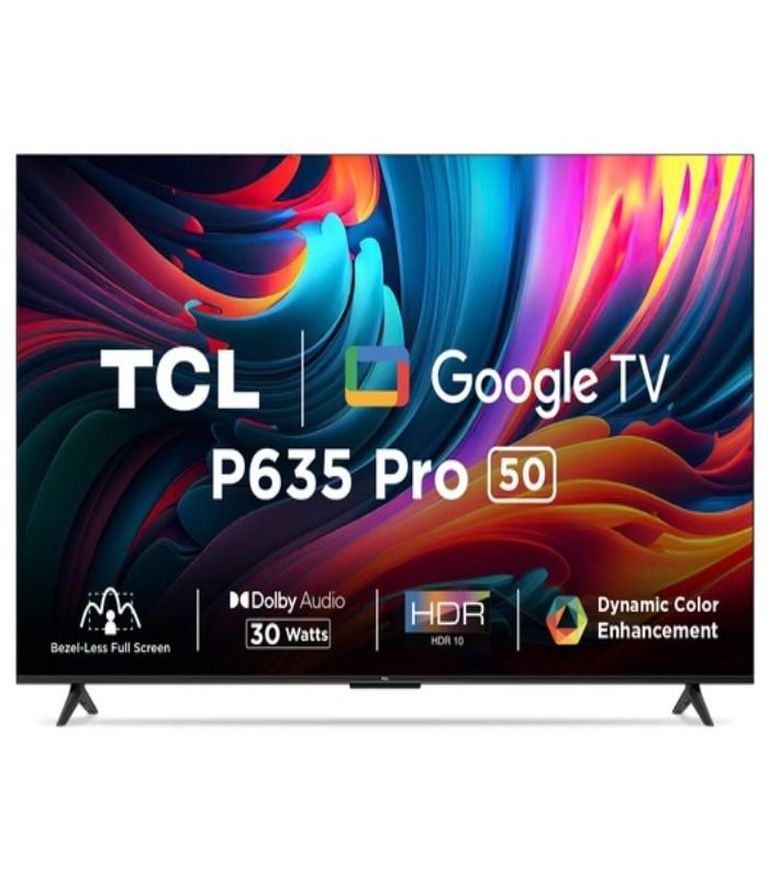 TCL TV 50 Inch Frameless 4K Ultra HD Google Tv  Voice Control