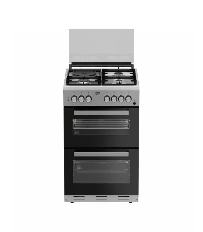 Beko Cooker, 3 Gas Burners and 1 Hotplate, Electric Oven 60l FDF63110DXSL
