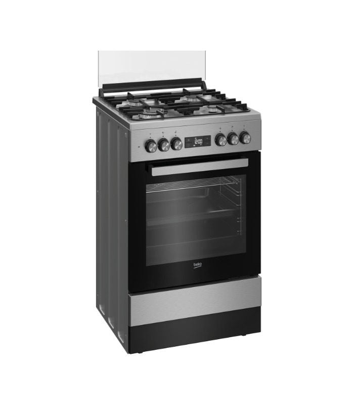 Beko Cooker, 3 Gas Burners and 1 Wok, Electric Oven 60l FSM61330DXDSL