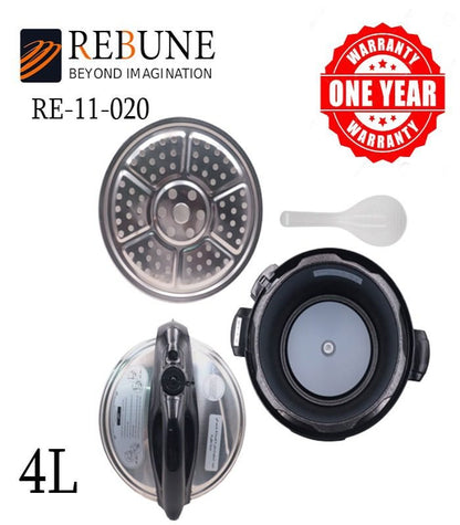 Rebune Pressure Cooker  Multi-functional 4L Electric RE-11-020