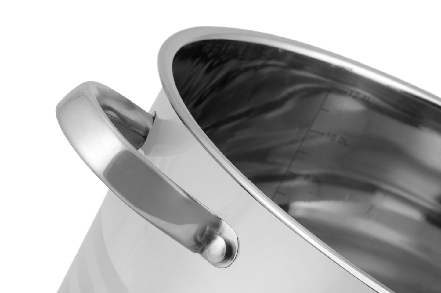 Edenberg Cooking Pot EB-3020 Stainless Steel  12.4L – 30cm – 5-Layer Base – Glass Lid – Induction Compatible