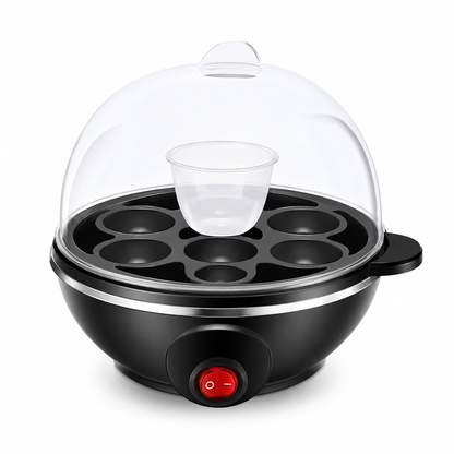 Nunix Egg Boiler EB-01 – 1 Layer Electric Egg Cooker, Up to 7 Eggs, Steamer with Measuring Cup
