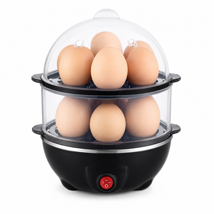 Nunix EB-02 2 Layer Electric Egg Boiler – Up to 14 Egg Capacity
