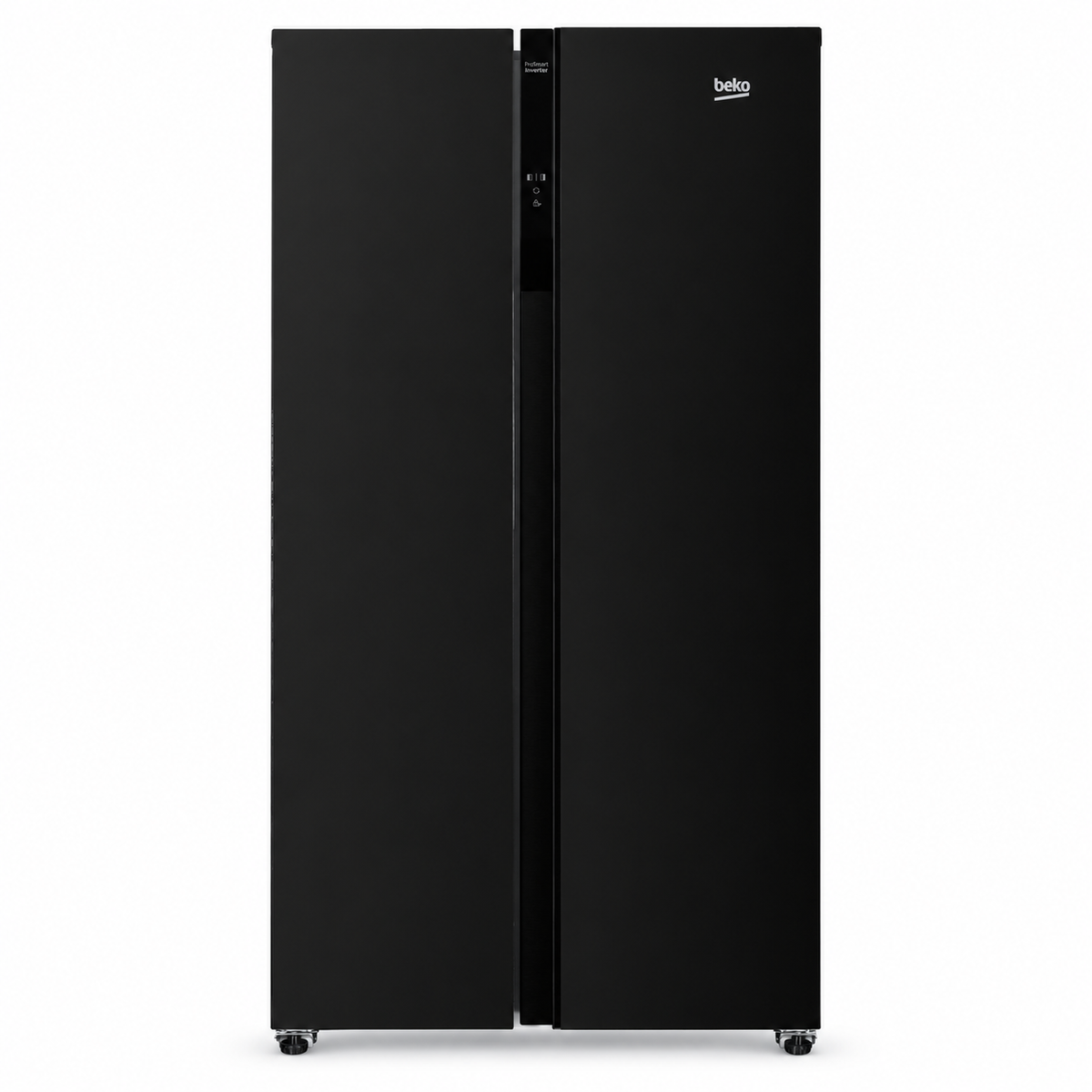Beko  Fridge 429L Side-by-Side  No Frost, Glass Black BFF255GB KE