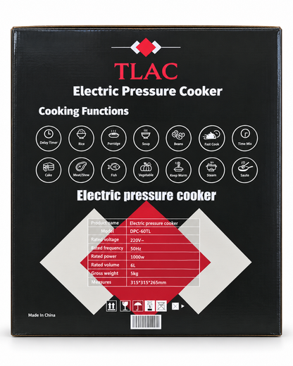 TLAC Pressure Cooker, Multifunction, Electric  6ltr DPC-06TL