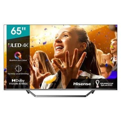Hisense 65U7Q 65 Inch Mini-LED ULED 4K Smart TV,144Hz Gaming Mode Pro, VRR, Dolby Vision IQ, Dolby Atmos, Quantum Dot, HDMI 2.1