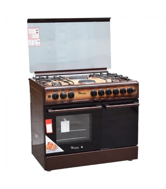Ramtons Cooker, 4G+2E 90X60 Brown Cooker - RF/490