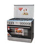 Ramtons Cooker, 5 GAS 60X90 Giant Cooker + Electric Oven - RF/491