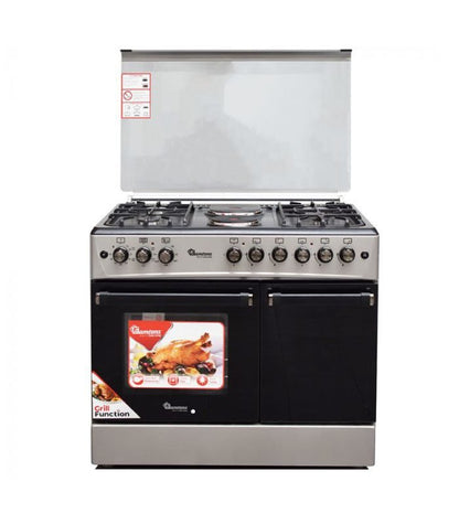 Ramtons Cooker, 4G+2E 60X90 Stainless Steel Cooker- RF/495