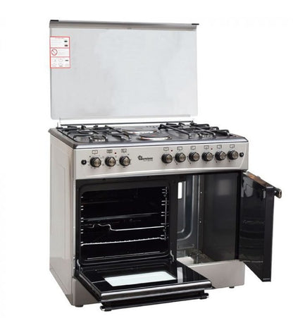 Ramtons Cooker, 4G+2E 60X90 Stainless Steel Cooker- RF/495