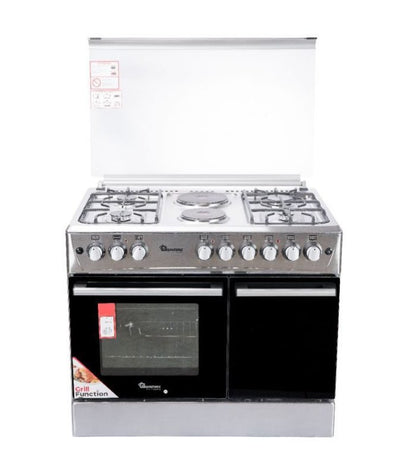Ramtons Cooker, 4G+2E 60X90 Stainless Steel Cooker - RF/493