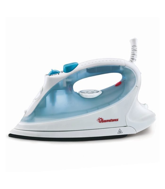 Ramtons Iron, White And Blue Steam Iron -RM/187