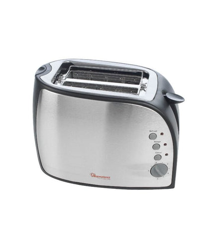 Ramtons Toaster,  2 Slice Pop Up Toaster Stainless Steel - RM/258