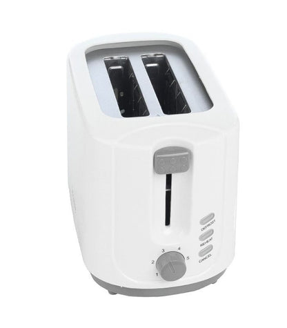 Ramtons Toaster, 2 Slice Pop Up Toaster White - RM/448