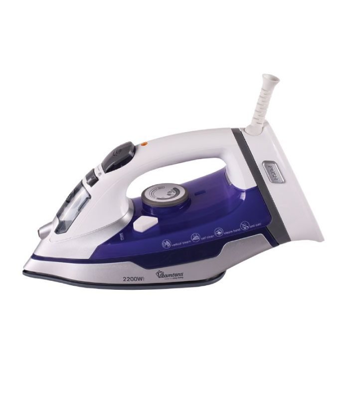 Ramtons Iron,  White And Purple Steam &amp; Dry Cordless Iron - RM/488