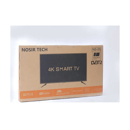 NosirTech TV Smart 55' 4K Android with Double Glass Unbreakable Screen
