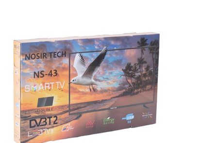 Nosir Tech Smart TV 43inch 4K Android with Double Glass