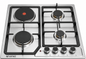 AIFIKE Built-In Hob 60CM 3 Gas Burners and 1 Electric Hotplate with Heavy Duty Cast Iron Supports