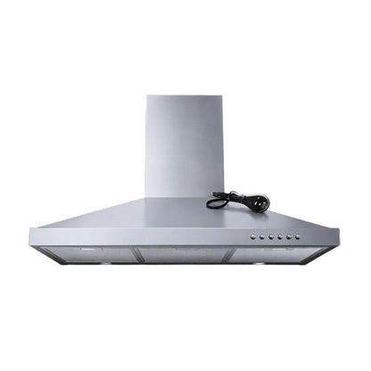 Roch Hood T-Shape Kitchen Hood 60CM Silver Stainless Steel Cooker Hood With LED Lights, 3 Speed Extraction &amp; Aluminum Filters