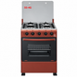 Eurochef Cooker Free Standing 4 Gas Burner Cooker With Gas Oven