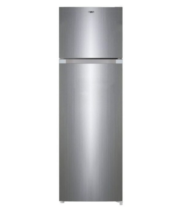 Mika Fridge, 261L, Direct Cool, Double Door, Silver Brush MRDCD261SBR - Image 1