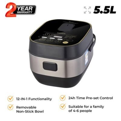 Hanmac Multi Cooker 12 in 1 Electric Pressure Cooker 5.5l HRS5E