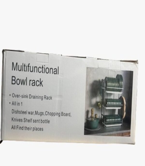 Multifunctional bowl rack stainless steel ware - Image 2