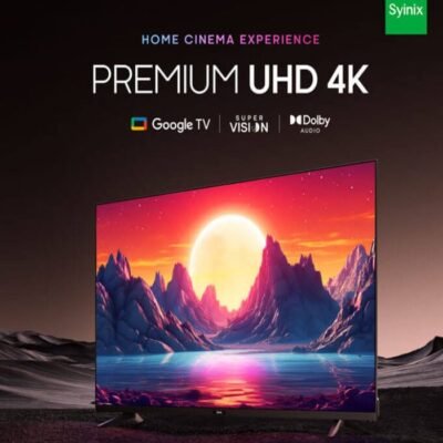 Syinix Tv 55 inch Premium 4K UHD Google TV-55U61G
